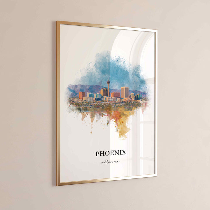 Phoenix, Arizona – Watercolor Art Print