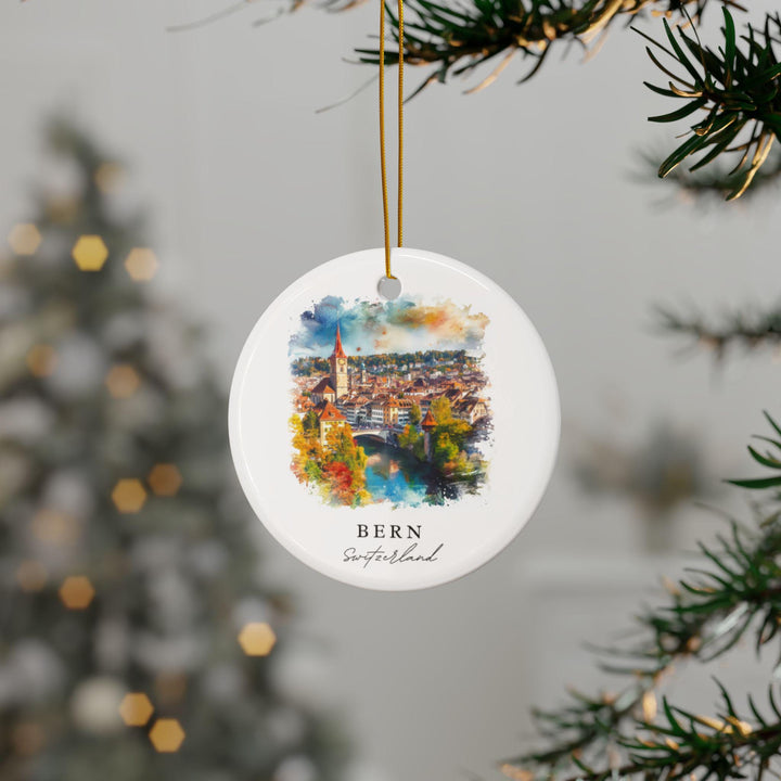 Bern Switzerland Ornament: Unique Bern Souvenir, Bern Xmas Decor, and Authentic Bern Switzerland Gift