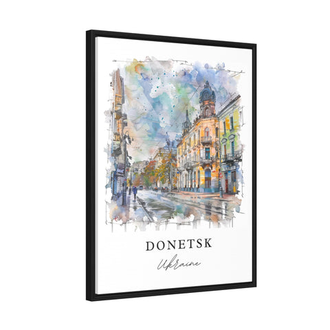 Donetsk Art Print, Donetsk Print, Ukraine Wall Art, Donetsk Ukraine Gift, Travel Print, Travel Poster, Travel Gift, Housewarming Gift