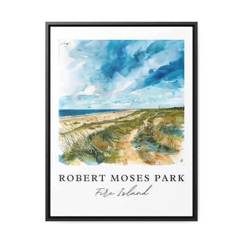 Fire Island Art, Robert Moses Park, Fire Island Watercolor, Long Island Gift, Travel Print, Travel Poster, Travel Gift, Housewarming Gift