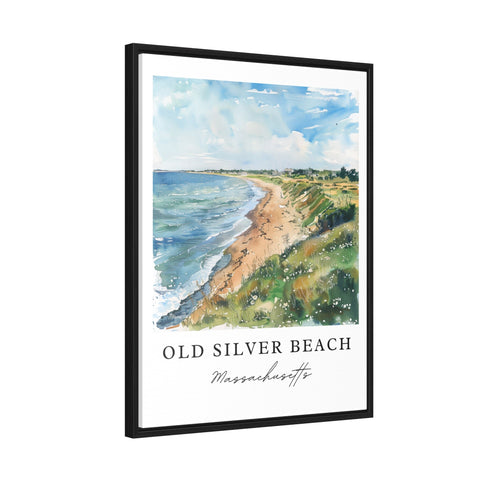 Old Silver Beach Art, Falmouth MA Print, Cape Cod Wall Art, Cape Cod Beach Gift, Travel Print, Travel Poster, Travel Gift, Housewarming Gift