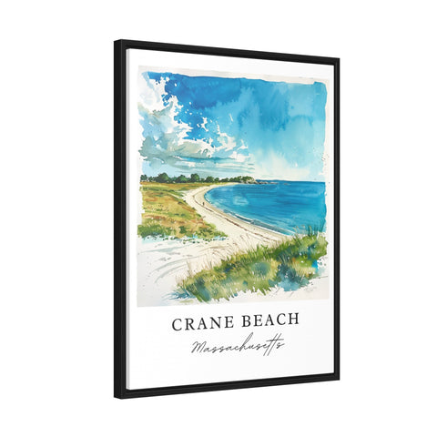 Crane Beach MA Art, Crane Beach Print, Ipswich Wall Art, Ipswich MA Gift, Travel Print, Travel Poster, Travel Gift, Housewarming Gift