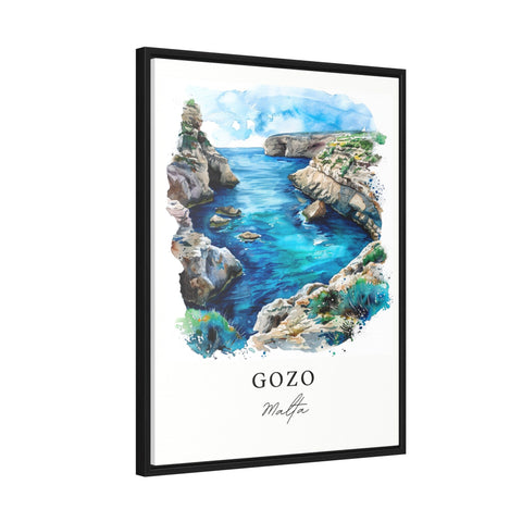Gozo Malta Art Print, Gozo Print, Malta Wall Art, Gozo Gift, Travel Print, Travel Poster, Travel Gift, Housewarming Gift