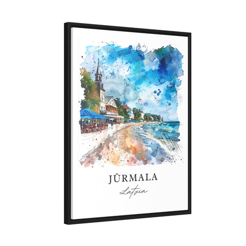 Jurmala Art Print, Jurmala Beach Print, Latvia Wall Art, Jurmala Gift, Travel Print, Travel Poster, Travel Gift, Housewarming Gift