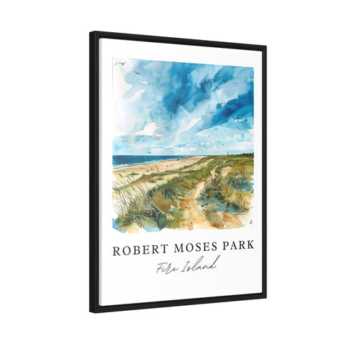 Fire Island Art, Robert Moses Park, Fire Island Watercolor, Long Island Gift, Travel Print, Travel Poster, Travel Gift, Housewarming Gift