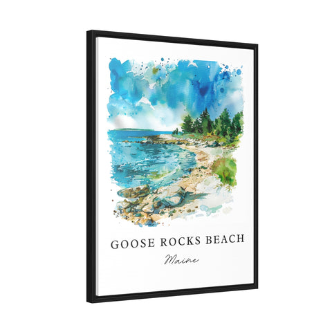 Goose Rocks Beach Art, Kennebunkport Print, Maine Wall Art, Kennebunkport Gift, Travel Print, Travel Poster, Travel Gift, Housewarming Gift