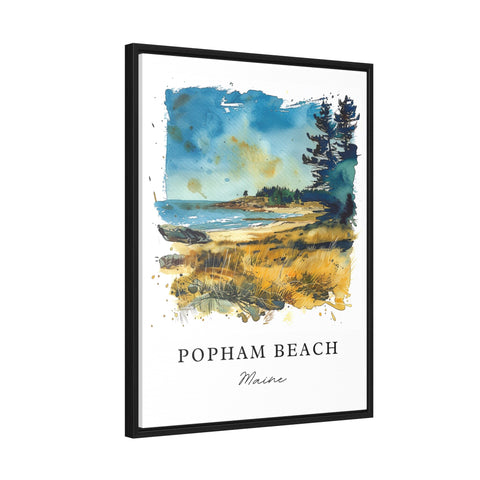 Popham Beach Art, Maine Print, Phippsburg ME Wall Art, Popham Beach Gift, Travel Print, Travel Poster, Travel Gift, Housewarming Gift