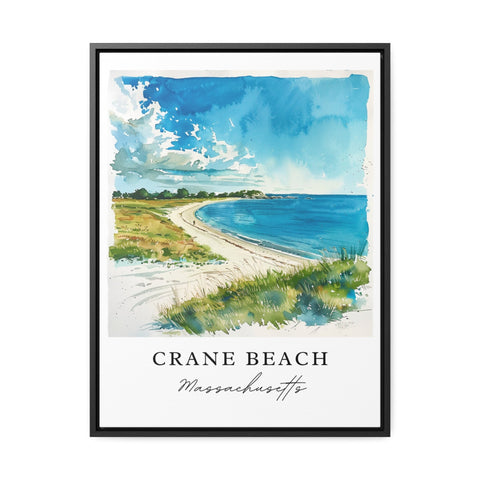 Crane Beach MA Art, Crane Beach Print, Ipswich Wall Art, Ipswich MA Gift, Travel Print, Travel Poster, Travel Gift, Housewarming Gift