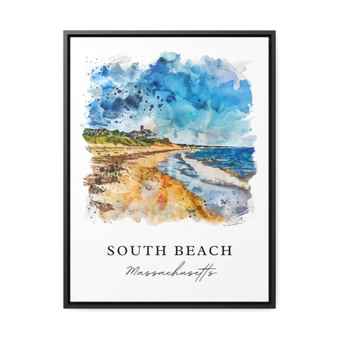 Edgartown MA Art, South Beach Print, Edgartown Wall Art, Massachussets Beach Gift, Travel Print, Travel Gift, Housewarming Gift