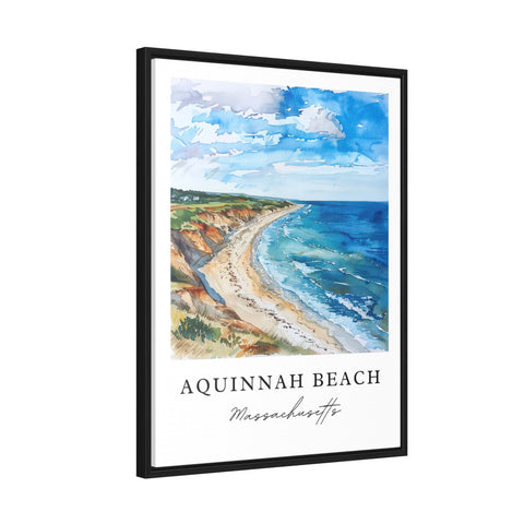 Aquinnah Beach Art, Martha's Vineyard Print, Massachussets Wall Art, Marthas Vineyard Gift, Travel Print, Travel Gift, Housewarming Gift