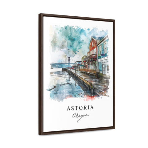 Astoria Oregon Art, Astoria OR Print, Oregon Wall Art, Oregon Gift, Travel Print, Travel Poster, Travel Gift, Housewarming Gift