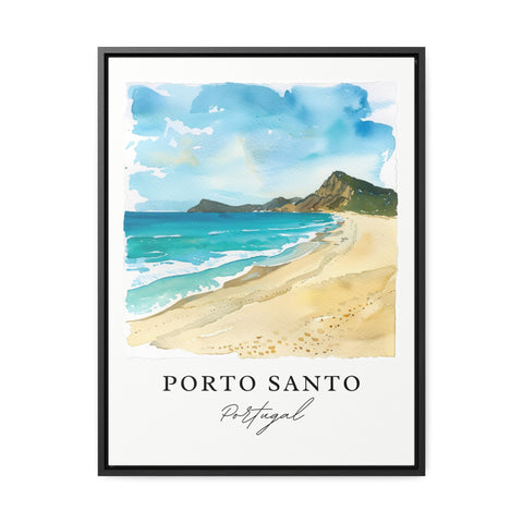 Porto Santo Art Print, Portugal Print, Porto Santo Island Wall Art, Portugal Gift, Travel Print, Travel Gift, Housewarming Gift