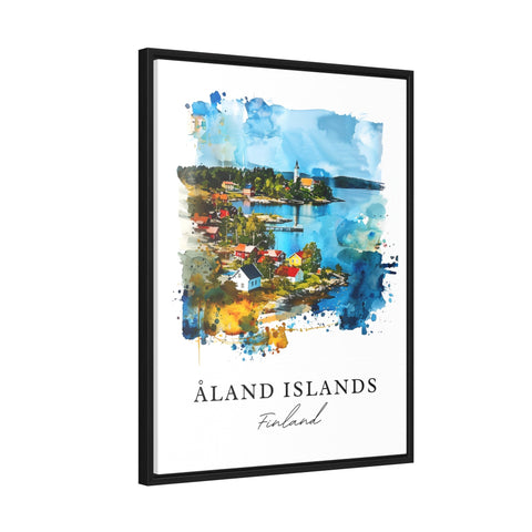 Aland Islands Art Print, Finland Print, Aland Wall Art, Finland Gift, Travel Print, Travel Poster, Travel Gift, Housewarming Gift