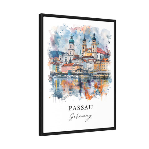 Passau Art Print, Germany Print, Passau Wall Art, Passau Gift, Travel Print, Travel Poster, Travel Gift, Housewarming Gift