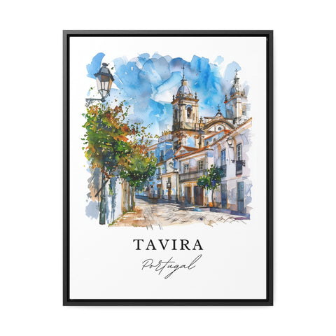 Tavira Art Print, Portugal Print, Tavira Wall Art, Portugal Gift, Travel Print, Travel Poster, Travel Gift, Housewarming Gift
