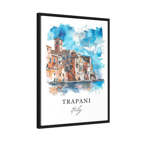 Trapani IT Art, Trapani Print, Italy Wall Art, Trapani Italy Gift, Travel Print, Travel Poster, Travel Gift, Housewarming Gift