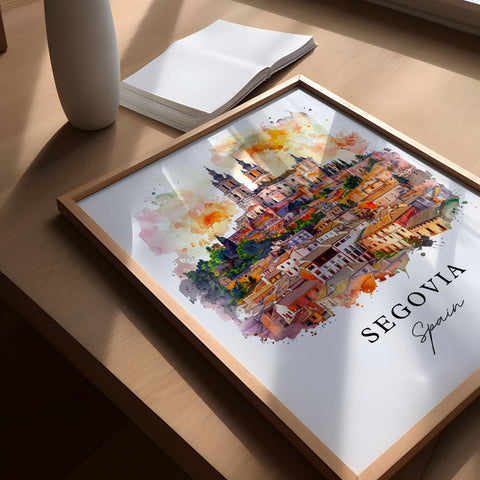 Segovia Spain Art, Segovia Print, Segovia Wall Art, Espana Gift, Travel Print, Travel Poster, Travel Gift, Housewarming Gift