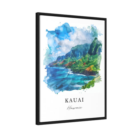 Kauai Hawaii Art, Kauai Print, Hawaii Wall Art, The Garden Island HI Gift, Travel Print, Travel Poster, Travel Gift, Housewarming Gift