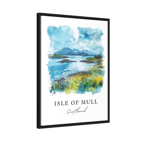 Isle of Mull Wall Art, Scotland Print, Isle of Mull Watercolor, Isle of Mull Gift, Travel Print, Travel Poster, Housewarming Gift