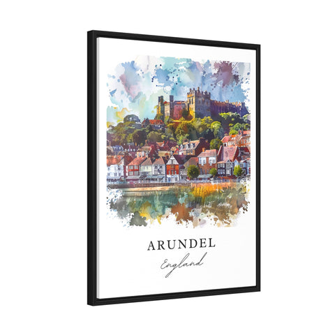 Arundel Wall Art, Arundel UK Print, Arundel Watercolor, Arundel Castle Gift, Travel Print, Travel Poster, Housewarming Gift