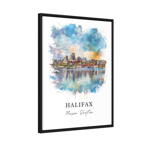 Halifax NS Wall Art, Nova Scotia Print, Halifax Watercolor, Halifax Nova Scotia Gift, Travel Print, Travel Poster, Housewarming Gift
