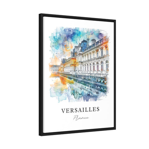 Versailles Wall Art, Versailles France Print, Versailles Watercolor, Versailles Palace Gift, Travel Print, Travel Poster, Housewarming Gift