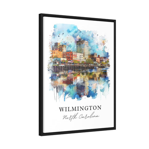 Wilmington NC Wall Art, Wilmington Print, Wilmington Watercolor, Wrightsville Beach NC Gift, Travel Print, Travel Poster, Housewarming Gift