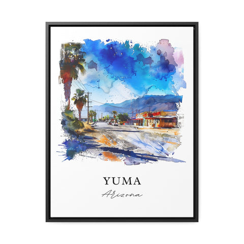 Yuma Arizona Wall Art, Yuma AZ Print, Yuma Watercolor, Yuma Arizona Gift, Travel Print, Travel Poster, Housewarming Gift