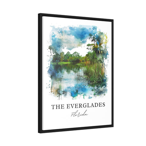 Everglades Wall Art, Everglades FL Print, Everglades Watercolor, The Everglades Gift, Travel Print, Travel Poster, Housewarming Gift