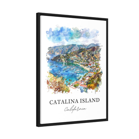 Catalina Island Art, Catalina Island Print, Catalina Isl Watercolor, Catalina Island Gift, Travel Print, Travel Poster, Housewarming Gift