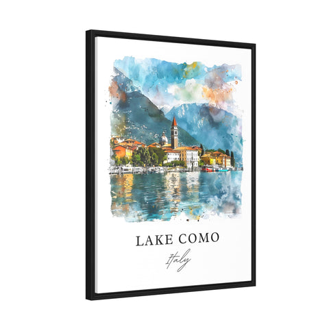 Lake Como Wall Art, Italy Print, Lombardy Italy Watercolor, Lake Como Gift, Travel Print, Travel Poster, Housewarming Gift