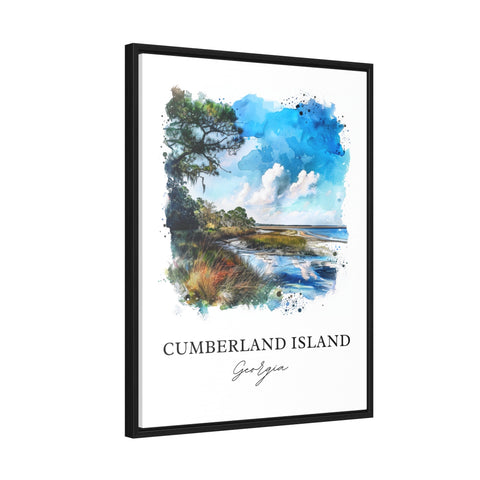 Cumberland Island Wall Art, Cumberland Isl Print, Camden County Georgia Watercolor, Cumberland Island Gift, Travel Print, Housewarming Gift