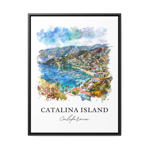 Catalina Island Art, Catalina Island Print, Catalina Isl Watercolor, Catalina Island Gift, Travel Print, Travel Poster, Housewarming Gift