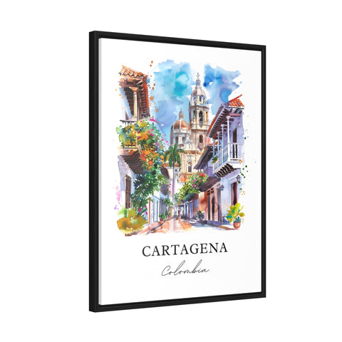 Cartagena Wall Art, Cartagena Print, Cartagena Colombia Watercolor, Bolívar Colombia Gift, Travel Print, Travel Poster, Housewarming Gift