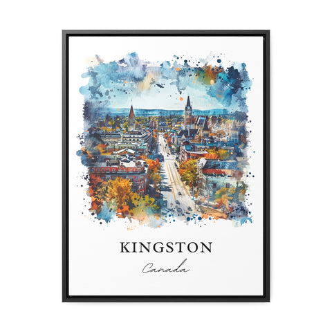 Kingston Ontario Wall Art, Kingston Print, Kingston Watercolor, Kingston Lake Ontario Gift, Travel Print, Travel Poster, Housewarming Gift