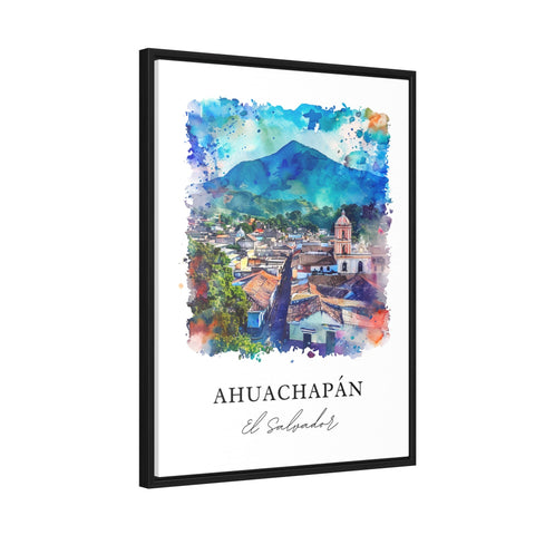 Ahuachapan Wall Art, Rutas de Las Flores Print, El Salvador Watercolor, Ahuachapan Gift, Travel Print, Travel Poster, Housewarming Gift