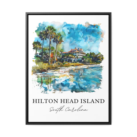 Hilton Head Island Art, Hilton Head Print, Hilton Head SC Watercolor, Hilton Head Gift, Travel Print, Travel Poster, Housewarming Gift