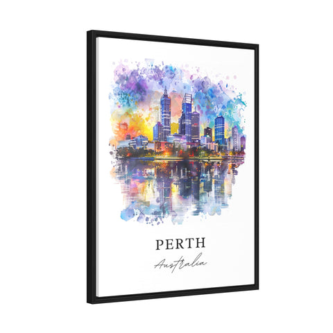 Perth Australia Wall Art, Perth Print, Perth Watercolor, Perth Australia Gift, Travel Print, Travel Poster, Housewarming Gift