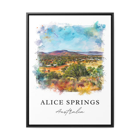 Alice Springs Aus Wall Art, Alice Springs Aus Print, Alice Springs Watercolor, Alice Springs Aus Gift, Travel Print, Travel Poster, Gift