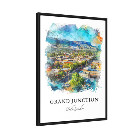 Grand Junction Art, Grand Junction Print, Grand Junction Watercolor, Grand Junction CO Gift, Travel Print, Travel Poster, Housewarming Gift