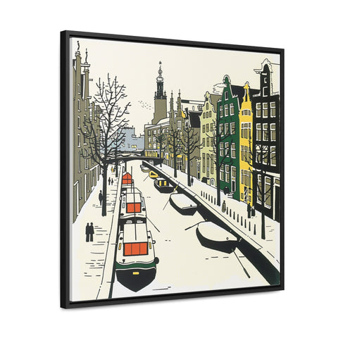 Amsterdam Wall Art, Netherlands Print, Amsterdam Canals Watercolor, Amsterdam Gift, Travel Print, Travel Poster, Housewarming Gift
