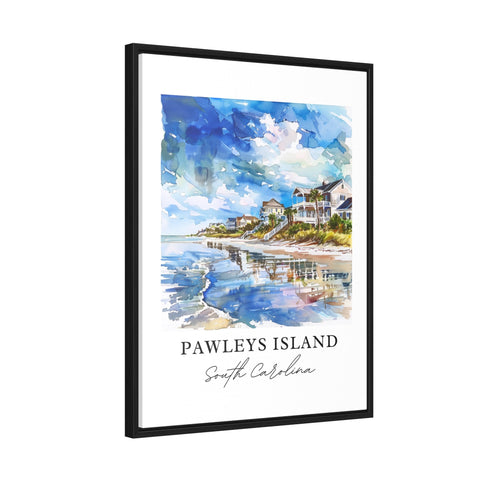 Pawleys Island SC Art, Pawleys Island Print, Pawleys Island Watercolor, Pawleys Island Gift, Travel Print, Travel Poster, Housewarming Gift