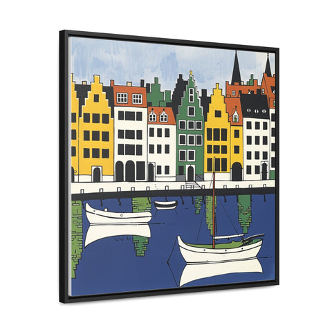 Modern Denmark Art, Copenhagen Print, Unique Denmark Art, Copenhagen Denmark Gift, Travel Print, Travel Poster, Housewarming Gift