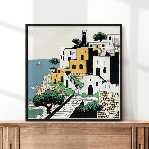 Modern Lebanon Art, Lebanon Print, Unique Lebanon Art, Lebanon Gift, Travel Print, Travel Poster, Housewarming Gift