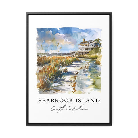 Seabrook Island Art, Seabrook Island Print, Charleston SC Watercolor, Seabrook Island Gift, Travel Print, Travel Poster, Housewarming Gift