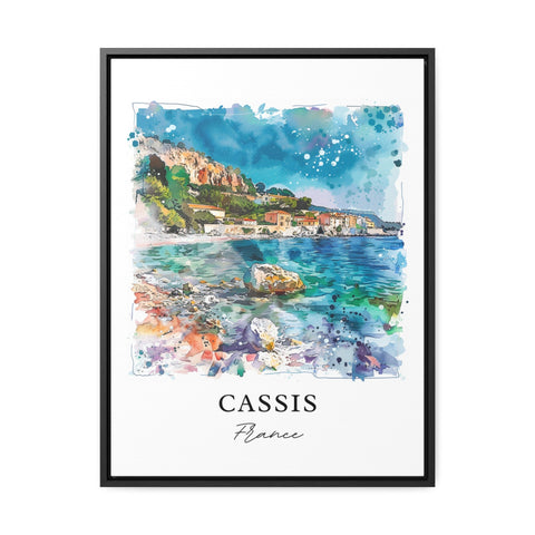 Cassis France Wall Art, Cassis Print, Cassis Watercolor, Cassis, South of France Gift, Travel Print, Travel Poster, Housewarming Gift