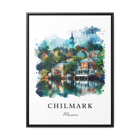 Chilmark MA Wall Art, Marthas Vineyard Print, Chilmark Watercolor Art, Chilmark MA Gift, Travel Print, Travel Poster, Housewarming Gift