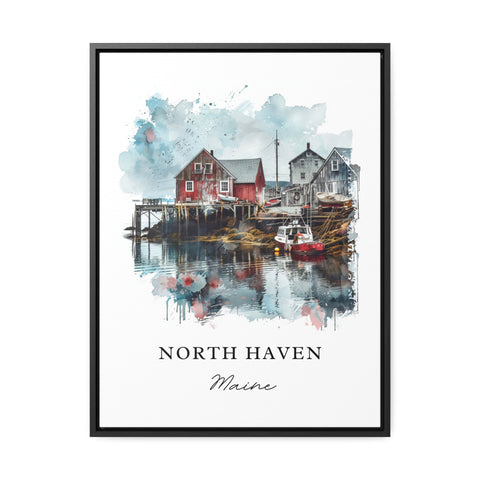 North Haven Maine Art, Knox County ME Print, Penobscot Bay Watercolor Art, North Haven Gift, Travel Print, Travel Poster, Housewarming Gift