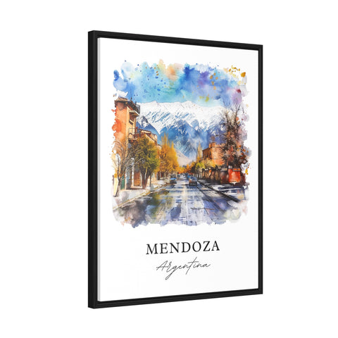 Mendoza Argentina Art, Mendoza Print, Mendoza Watercolor, Mendoza Argentina Gift, Travel Print, Travel Poster, Housewarming Gift