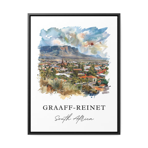 Graaff-Reinet Art, Graaff-Reinet SA Print, Eastern Cape Province Art, Graaff-Reinet SA Gift, Travel Print, Travel Poster, Housewarming Gift